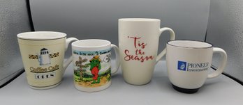 Lot Of 4 Assorted Mugs