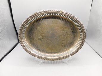 English Silver MFG Corp Oval Tray