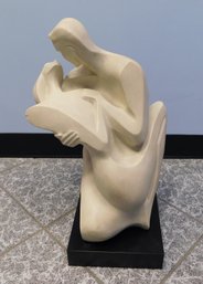 RARE AUSTIN PRODUCTIONS SCULPTURE LOVERS EMBRACE BY ALEXSANDER DANEL LARGE 23'H