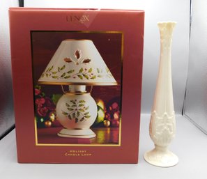 Lenox Assorted Holiday Decor, 2 Piece Lot