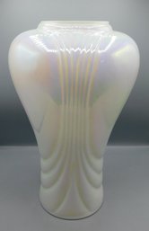 American Hand  Blown Glass Opalescent Vase