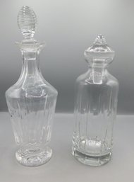 Lot Of 2 Decanters