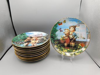 12 Piece Lot Hummel Plate Collectibles