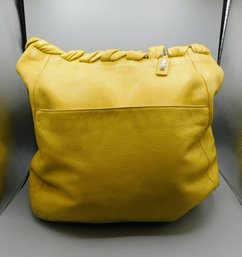 Cole Haan Yellow Leather Handbag