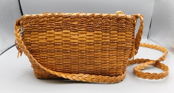 Monsac Wicker Shoulder Bag