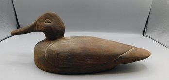 Carved Wood Decoy Duck