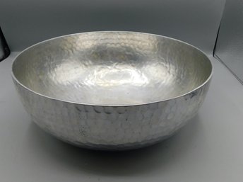 West Elm Hammered Metal Serving Bowl