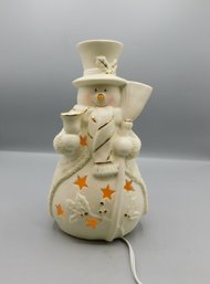 JC Penney Vintage Snowman Accent Light- Tested Works