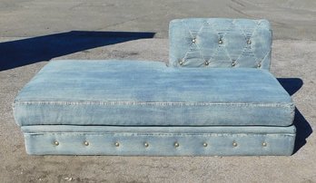 Denim Chaise Longue Sofa