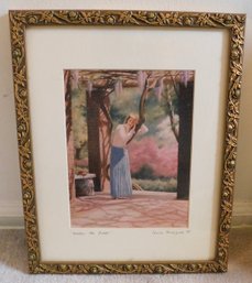 Denise Franzino 'under The Arbor' Framed Art