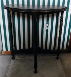 Half Moon 3 Legged End Table