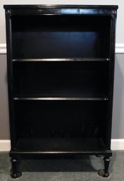 2 Shelf Wooden Black Bookshelf