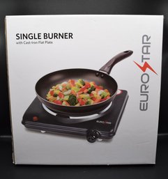 Eurostar Single Burner Cast Iron Hot Plate