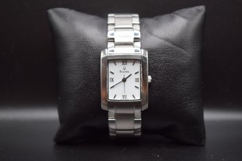 Bulova Stainless Steel Womens Casual Watch