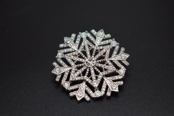 Snowflake Gemstone Brooch