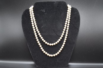 17' Long Faux Pearl Necklace