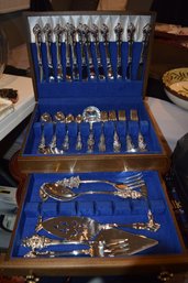 International Silver Plate Holiday Flatware Set- 68 Pieces