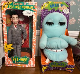 Matchbox Talking Peewee Herman Doll With Peewees Pal Chairy