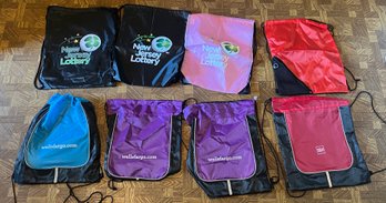 Assorted String Backpacks - 8 Total