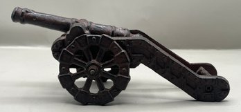 Decorative Metal Cannon Figurine