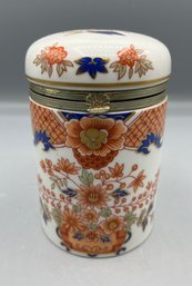 Hand Painted Porcelain Trinket Box
