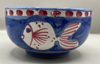 Soumene Hand Painted Pottery Bowl