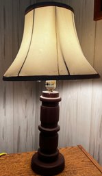 Wood Base Table Lamp