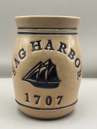 Handmade Pottery Jar - Artist Signed - Sag Harbor 1707