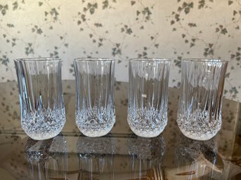 Cristal D'Arques France Lead Crystal Glasses Set Of 4