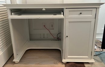 Solid Wood Computer Desk With Storage