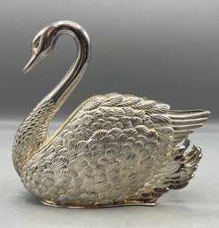 Silver Plated Swan Napkin Holder