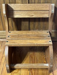 Wooden Childrens Step-stool / Seat