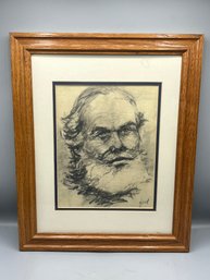 Original Jim Ford Signed Portrait Framed