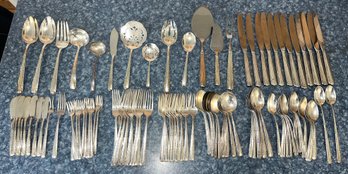 Gorham Sterling Silver Camellia Pattern Flatware Set - 108 Pieces Total - Approx. 102.28 OZT Total