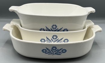 Corningware Set With 3 Glass Lids Included