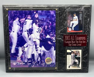 2003 NY Yankees AL Champions Wall Plaque