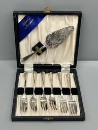 Raimond Sheffield Silver Plated Serving Utensil Set - 7 Total - Made In England