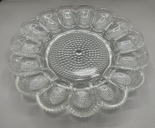 Deviled Egg Glass Platter