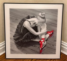 3-D Ballerina Framed Prints - 2 Total