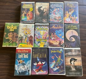 Assorted VHS Tapes - 13 Total