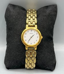 Seiko Gold-tone Stainless Steel Band Womens Watch - #8N5145