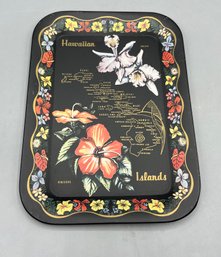 Decorative Hand Painted Metal Trinket Tray