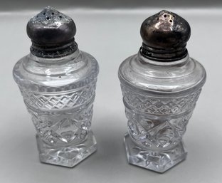 Crystal Salt & Pepper Shakers