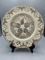 Lenox Limited Edition Porcelain Harmony's Millennium Pattern Plate #4,461/12,000