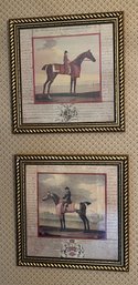 The Bombay Company Framed Prints - 2 Total - Black & Brown Horse