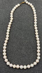 14K Opaque Cultured Pearl Necklace