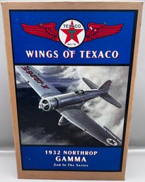 Wings Of Texaco 1932 Northrop Gamma 2nd In Series Figurine Die Cast Metal Coin Bank