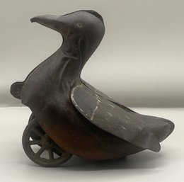 Antique Metal Duck Toy