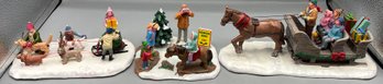 Lemax Holiday Village Figurine Set - 3 Total