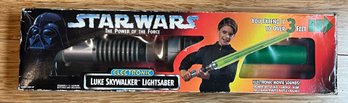 1995 Kenner Star Wars Electronic Luke Skywalker Power Of The Force Lightsaber Toy - Box Included